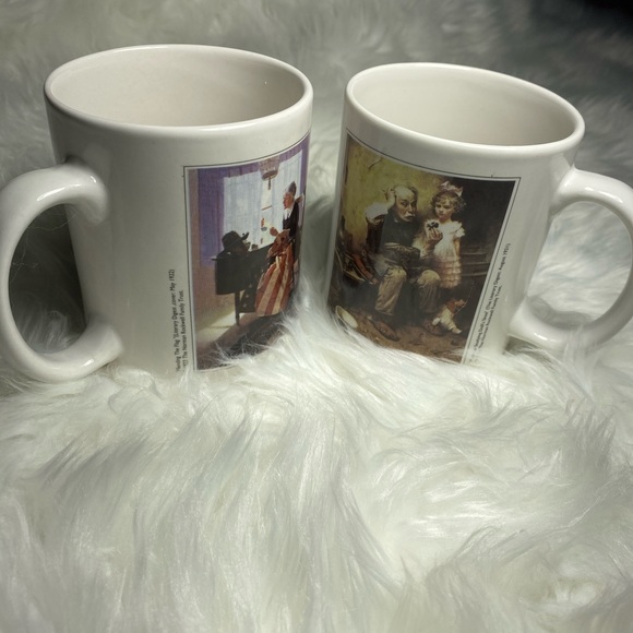 2 mugs ,Norman Rockwell - Picture 2 of 7